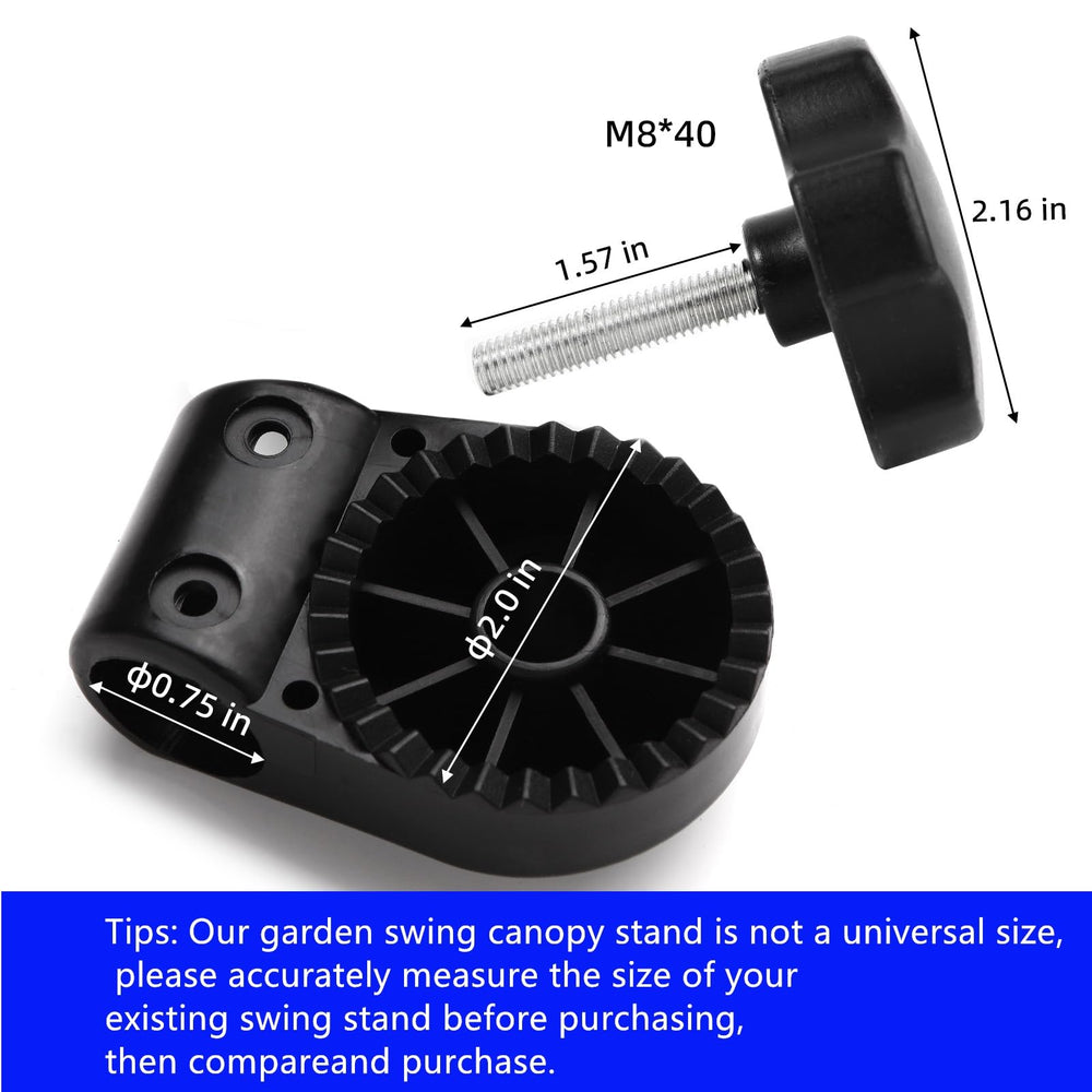 NXIEBFEK close-up of rotatable gear teeth for secure canopy angle adjustment