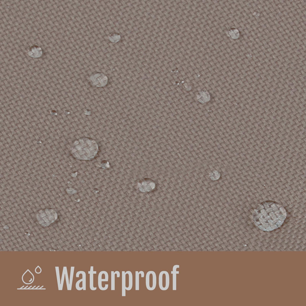 NXIEBFEK fabric water beading demo illustrating waterproof benefit