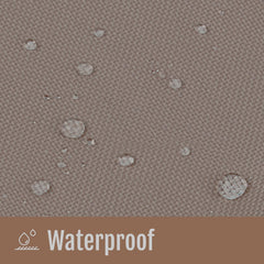 NXIEBFEK fabric water beading demo illustrating waterproof benefit