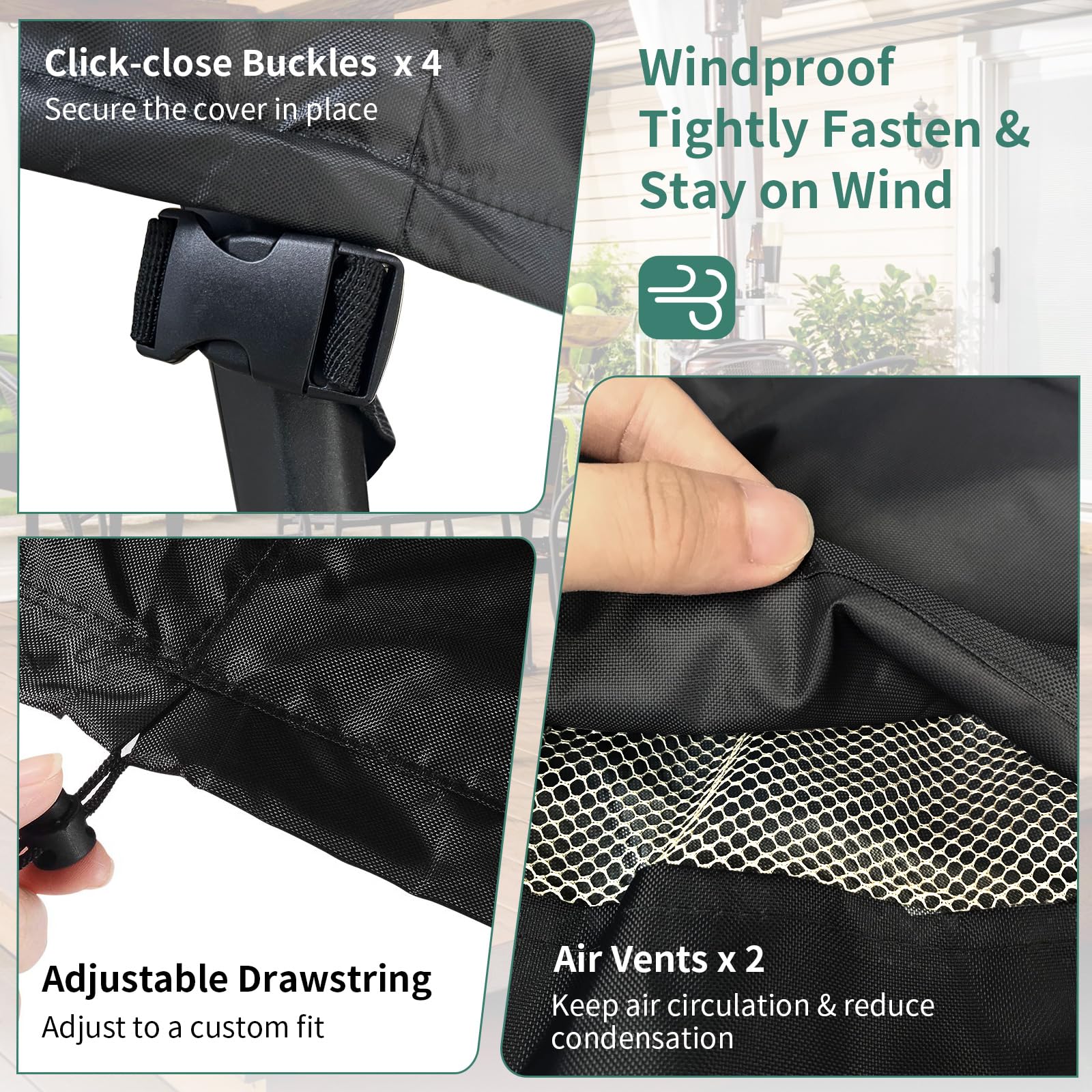 NYFITY taped seam detail, demonstrates leak-proof seam protection