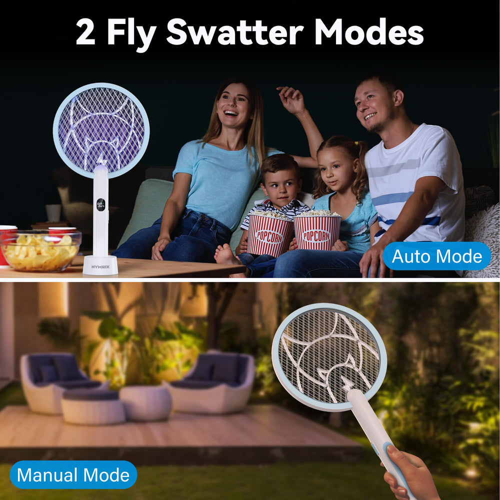 Nymrix in-hand manual swatting action demonstrating immediate bug control benefit
