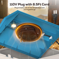 NyPots fan ventilation detail illustrating even airflow benefit for uniform heat