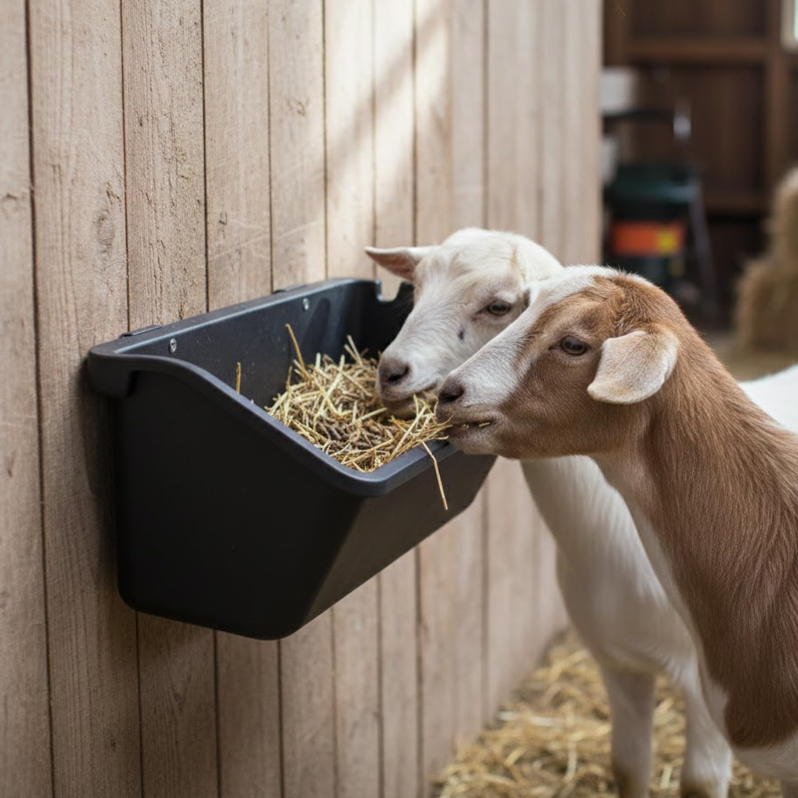 NZJWZS duck drinking from trough showing wide mouth prevents bill jamming