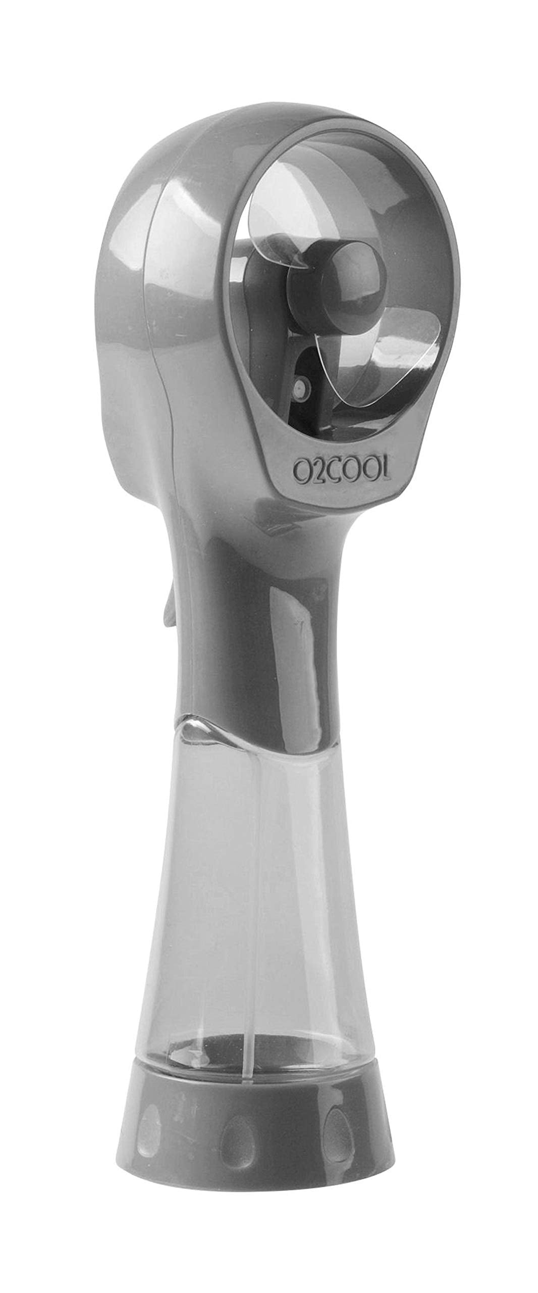 O2COOL fan side profile highlighting portable handheld design