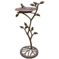 Oakland Living front view of bird bath showing classic silhouette and curb appeal