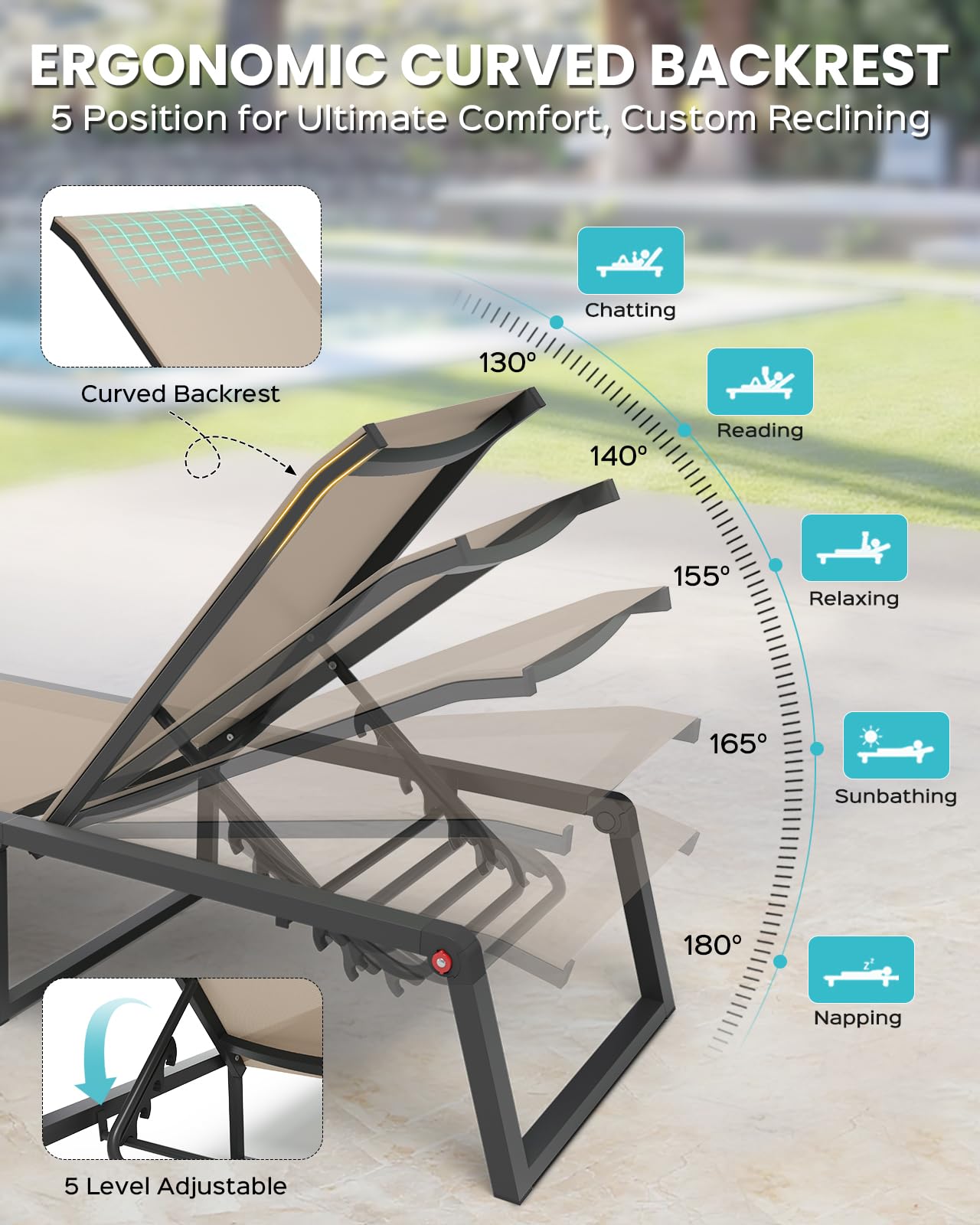 Oasbira textilene close-up showing durable weather-resistant fabric