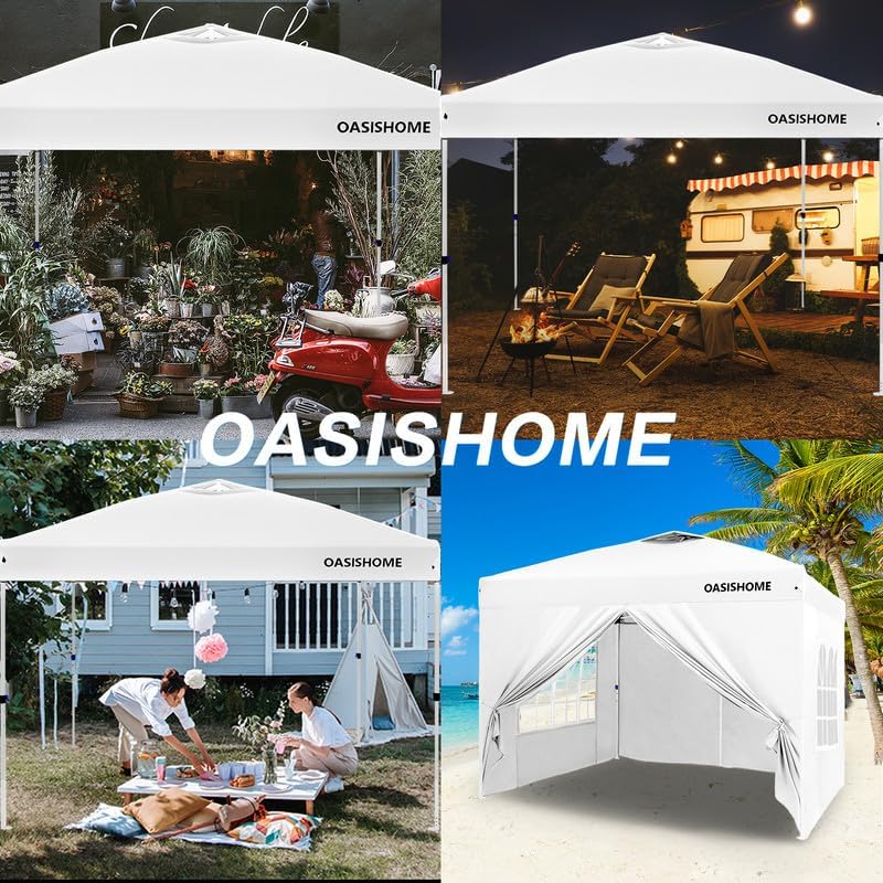 OASISHOME interior with table showing 10x10 usable space for gatherings
