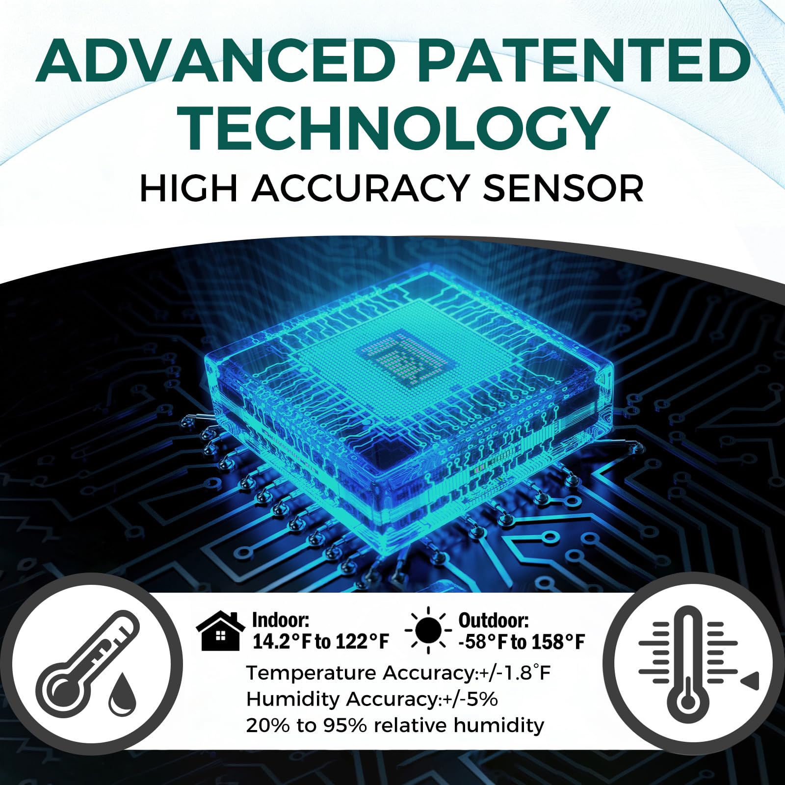 OBET sensor mounted on a garden post protecting readings and improving accuracy