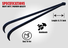 OC TRADE pointed tip close-up for splitting coals and improved control