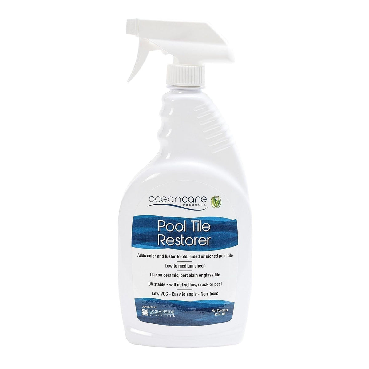 OCEANCARE front spray quart bottle showing label and trigger for easy use