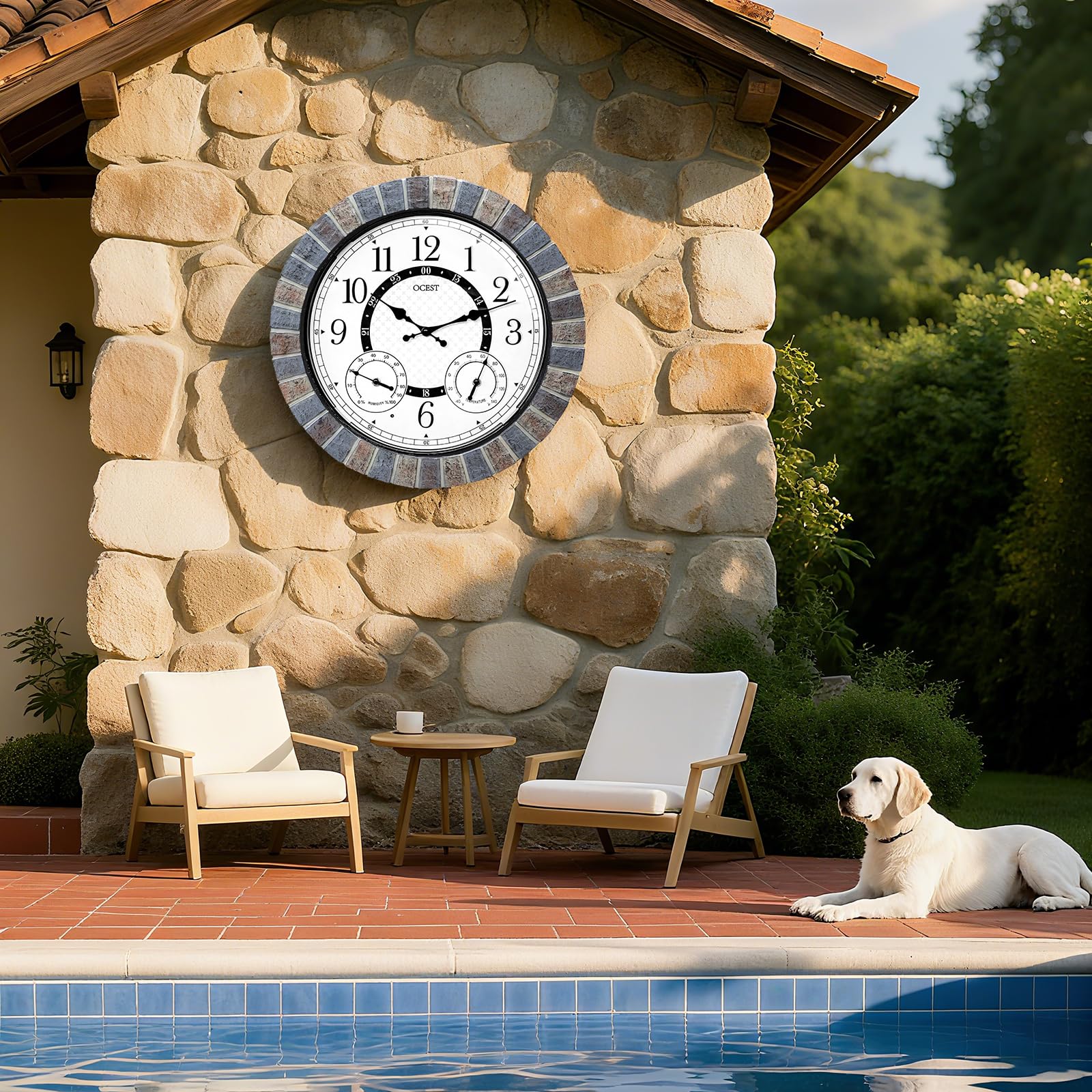 OCEST frame close-up highlighting sleek finish that elevates outdoor décor