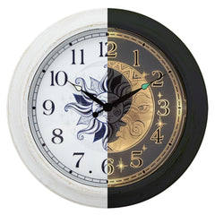 OCEST front view of 15 inch outdoor clock showing clear numbers and frame benefit visibility