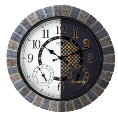 OCEST close-up of rubber gasket seal protecting clock movement from moisture