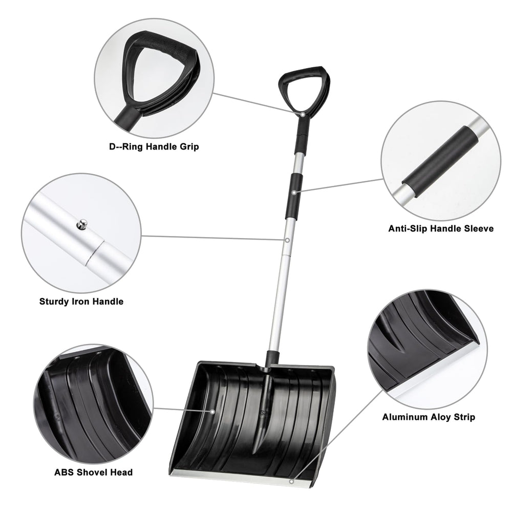 OCGIG handle close-up with D-grip and anti-slip foam to reduce hand fatigue