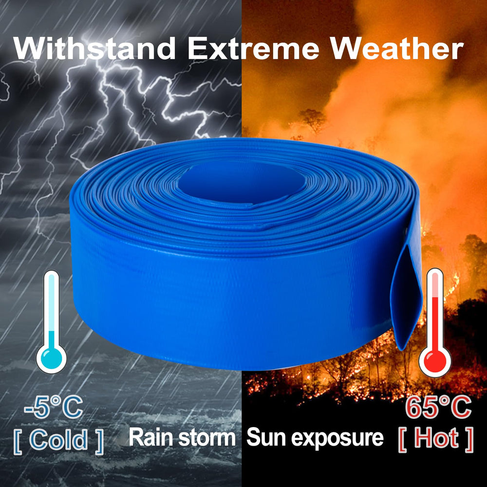 OCGIG hose rolled flat for compact storage and easy transport