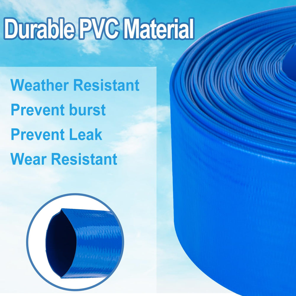 OCGIG hose outdoors in sun and snow showing weather durability
