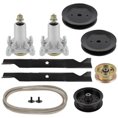OCPTY front packaging of 46 inch deck kit showing contents and fit benefits