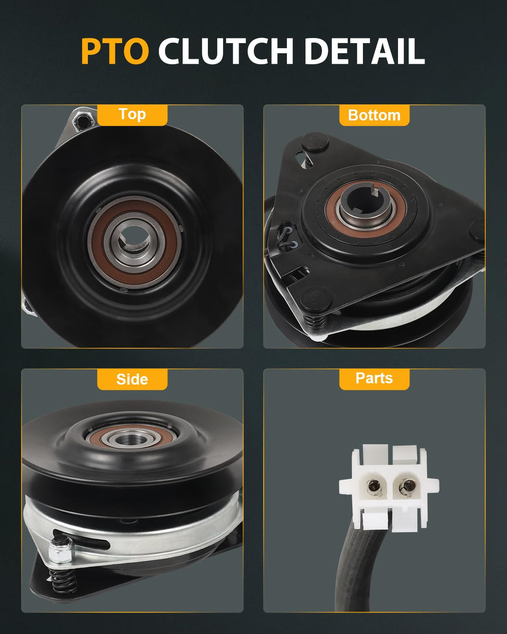 OCPTY clutch pulley close-up for belt alignment and reliable power transfer