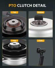 OCPTY close-up of steel billet pulley highlighting reduced belt wear benefit