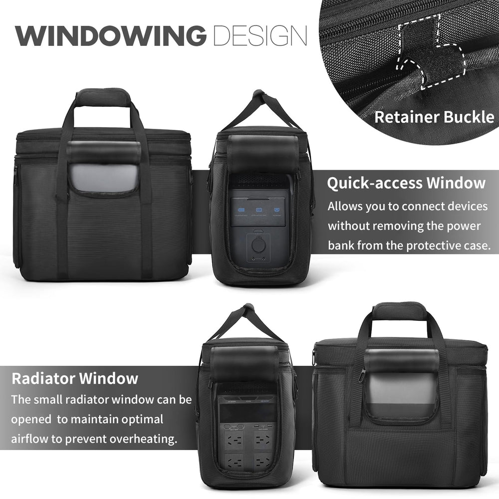 OCXLLEATLY interior padding and compartments protect and organize