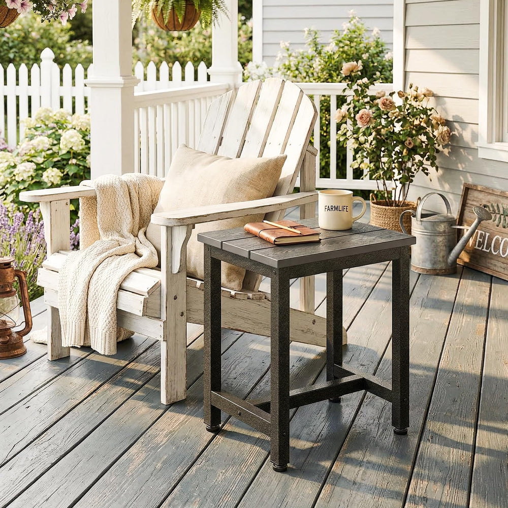 ODK tabletop close-up showing treated waterproof texture and easy cleaning