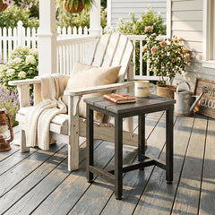 ODK tabletop close-up showing treated waterproof texture and easy cleaning