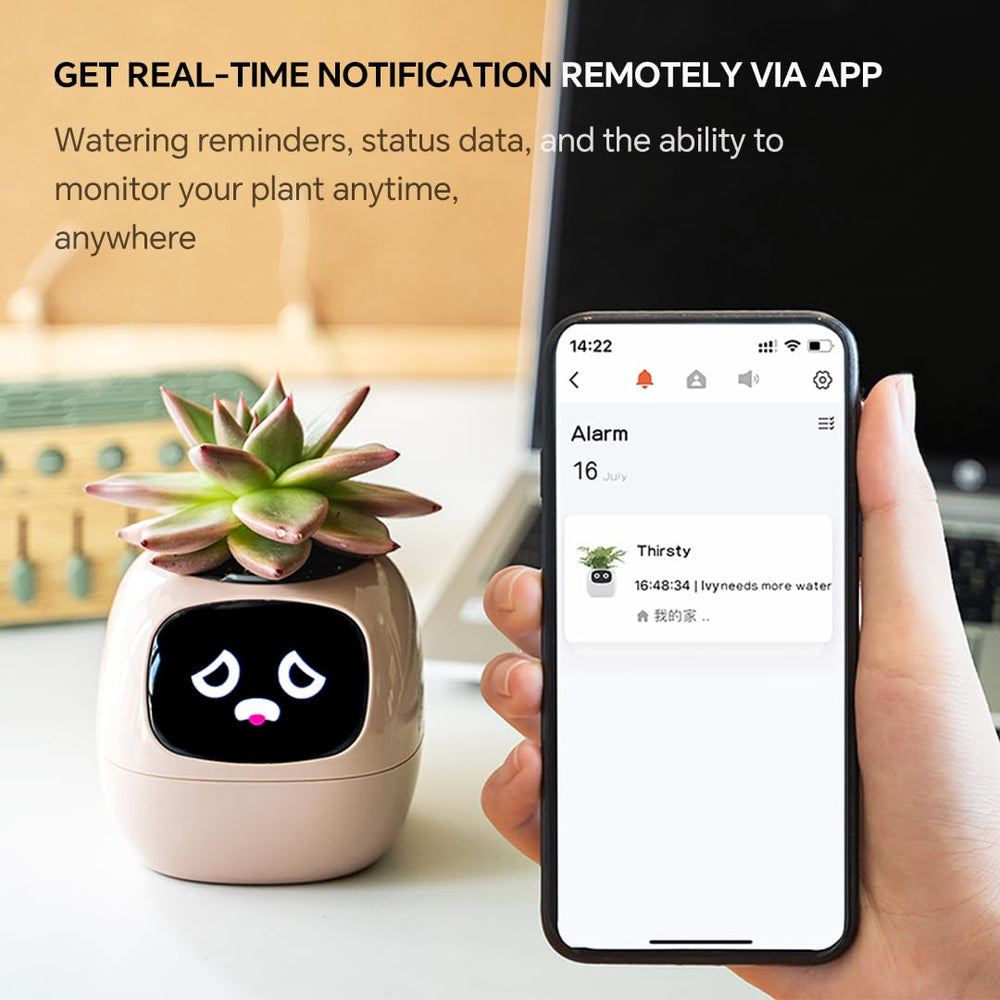Odpaltoy app screenshot on smartphone showing sensor data and easy control