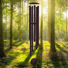 ODRODR front view of full 66-inch wind chime showing deep tones
