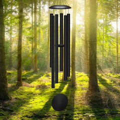 ODRODR front view showing full 78 inch chime and garden focal point
