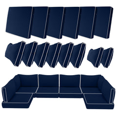 Odsiikly front view navy blue covers showing full set and refreshed look