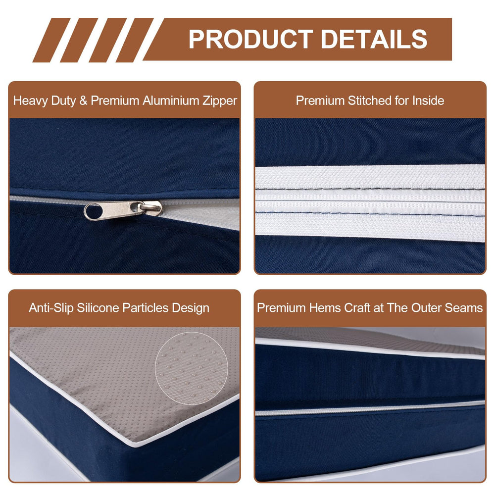 Odsiikly seat bottom anti-slip dots providing secure cushion grip