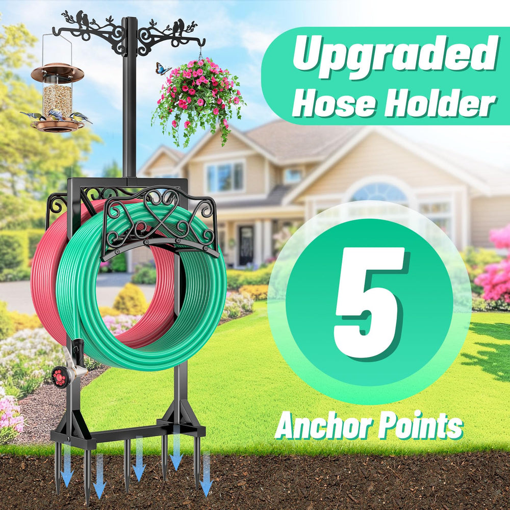 ODSNANIE ground spikes and base anchor detail offering stable installation benefit