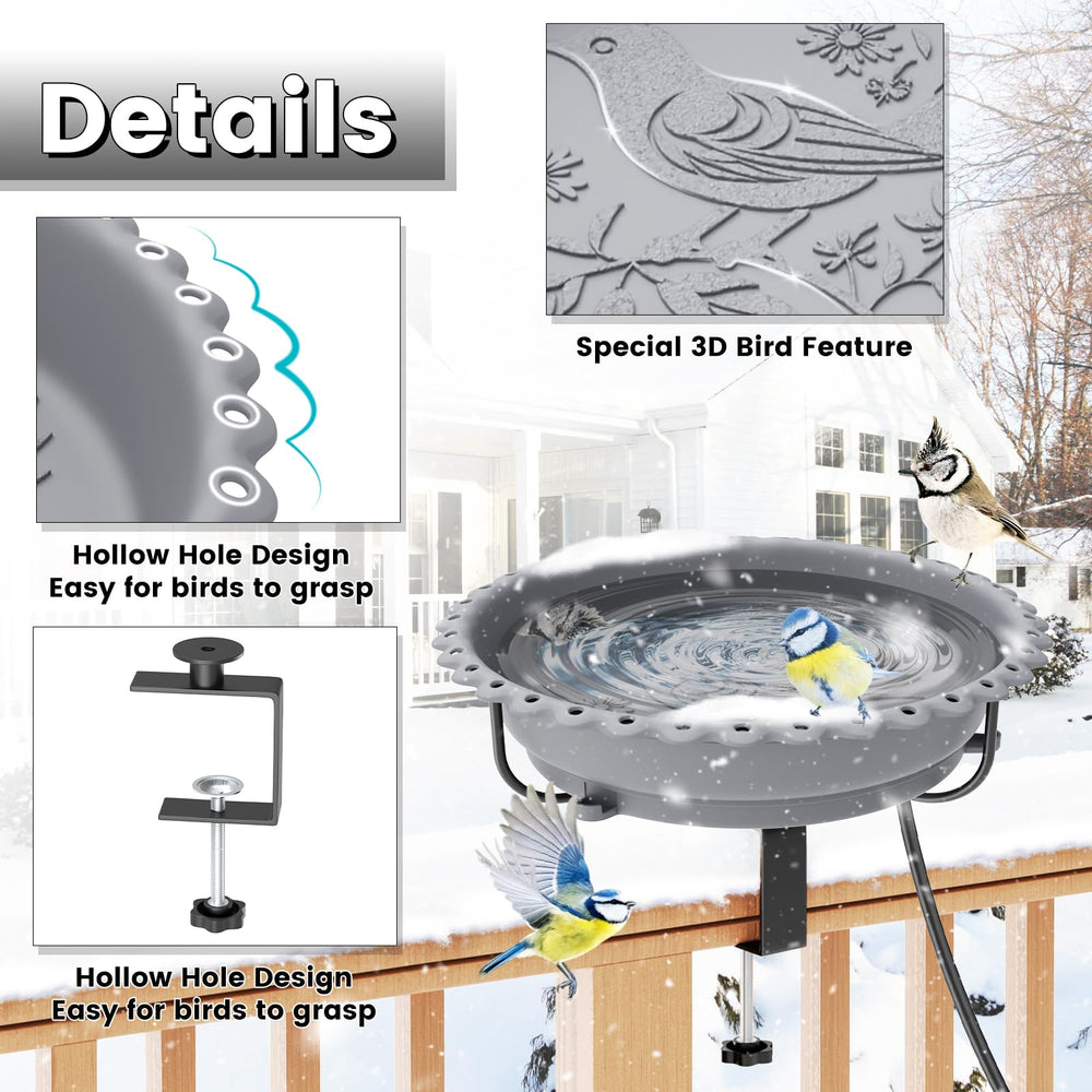 ODSNANIE close-up of heating element showing protected design and reliable thawing benefit