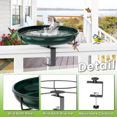 ODSNANIE installed on deck railing demonstrating secure fit and space-saving benefit