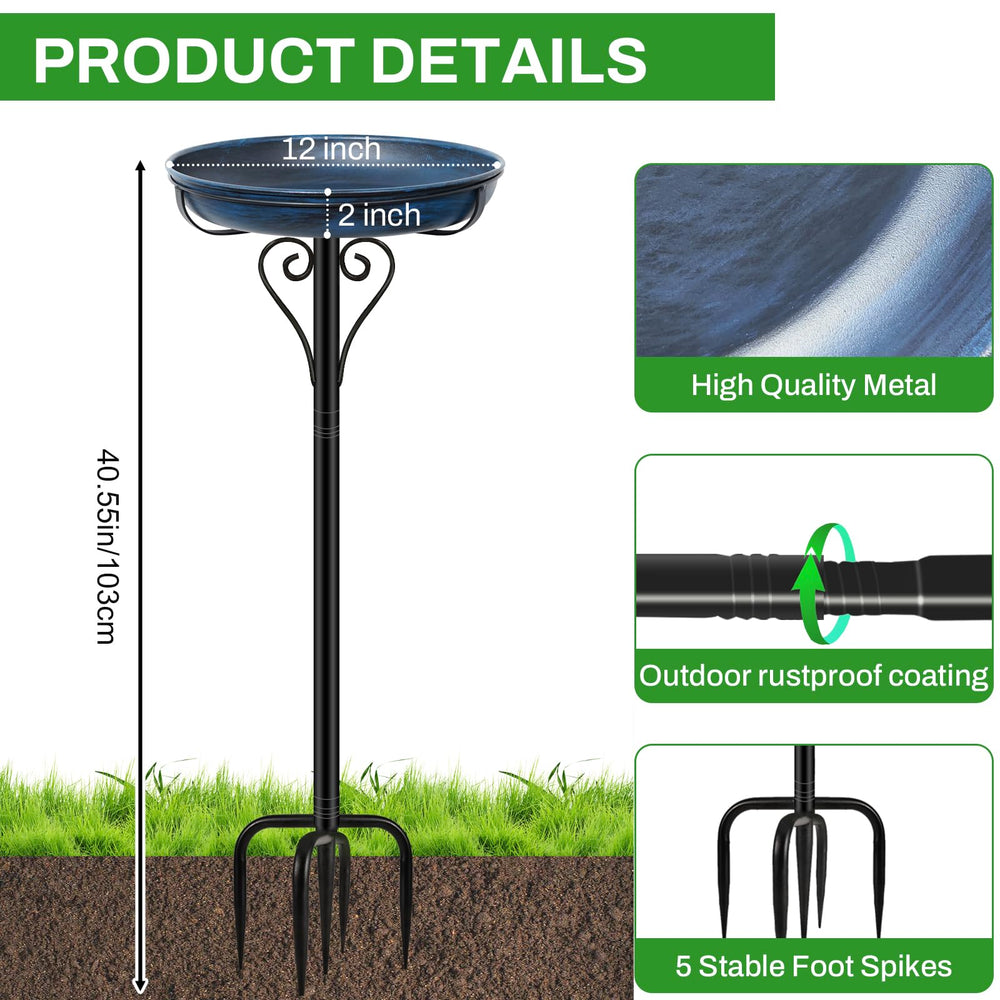 ODSNANIE stake inserted in grass showing scale and easy outdoor placement