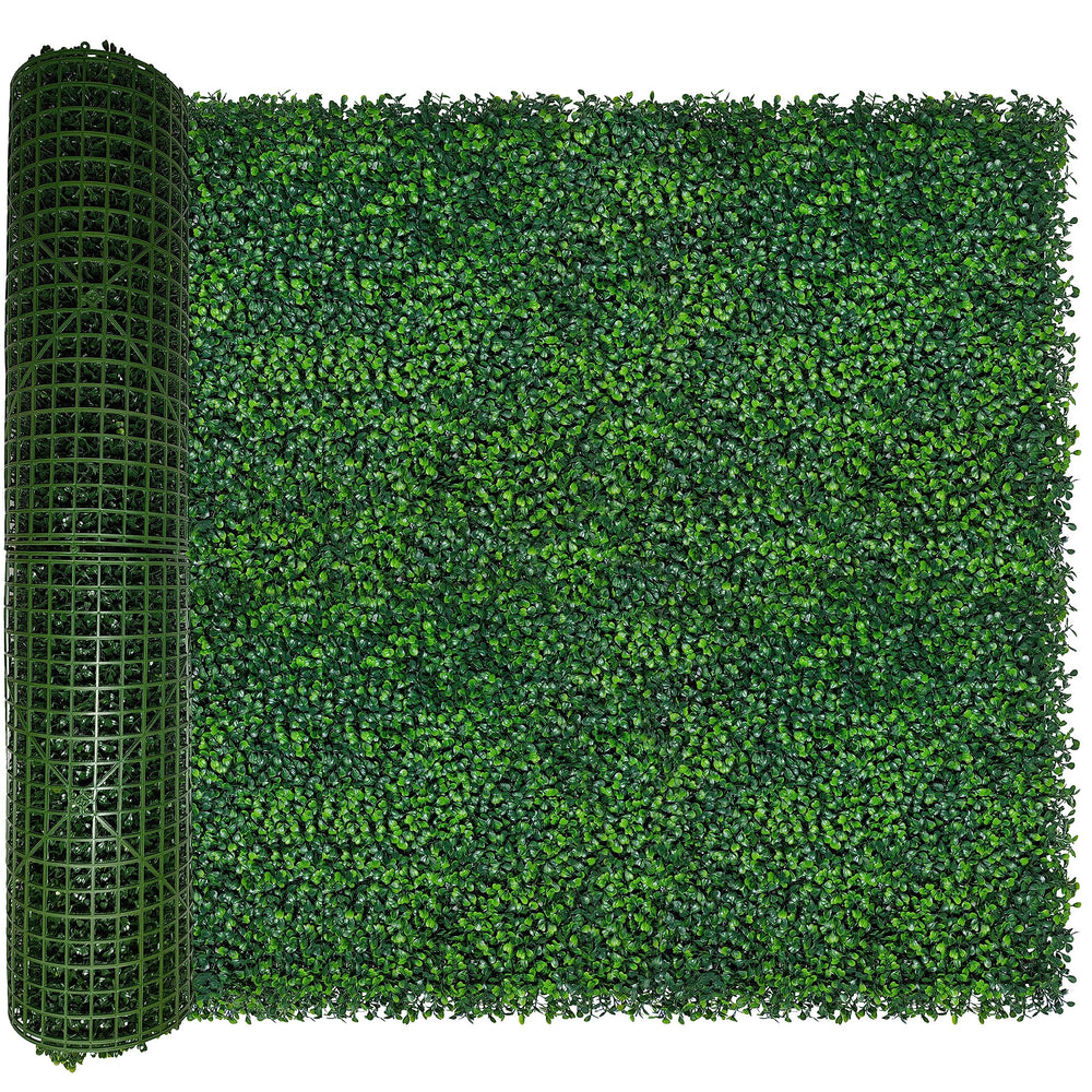 ODTORY panel front view showing dense gradient green leaves and immediate privacy benefit