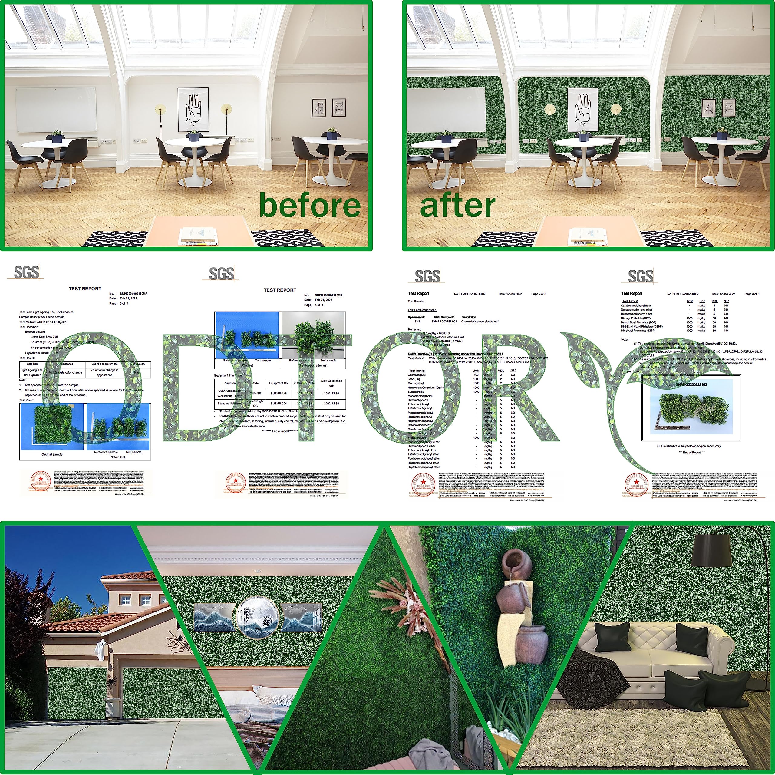 ODTORY lifestyle patio setting showing enhanced ambiance and low maintenance
