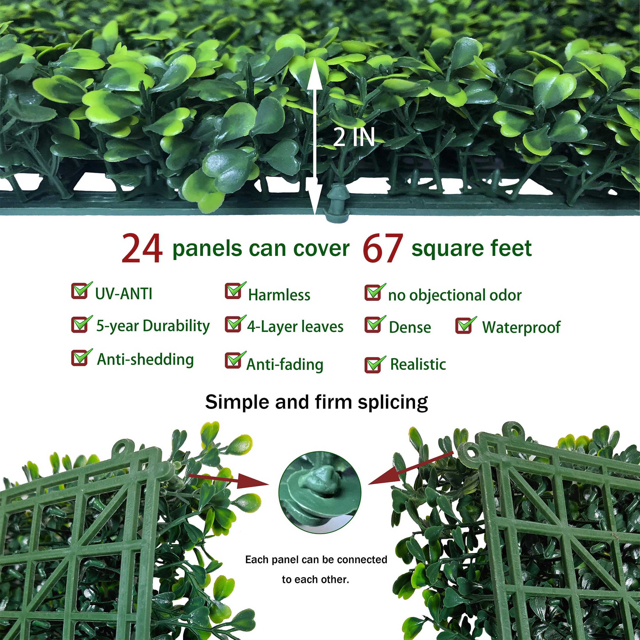 ODTORY installed as a photo booth backdrop delivering instant greenery for events