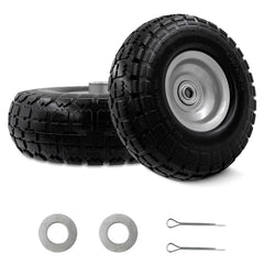 OEBYZWSL front view tire wheel showing durable design and maintenance-free benefit