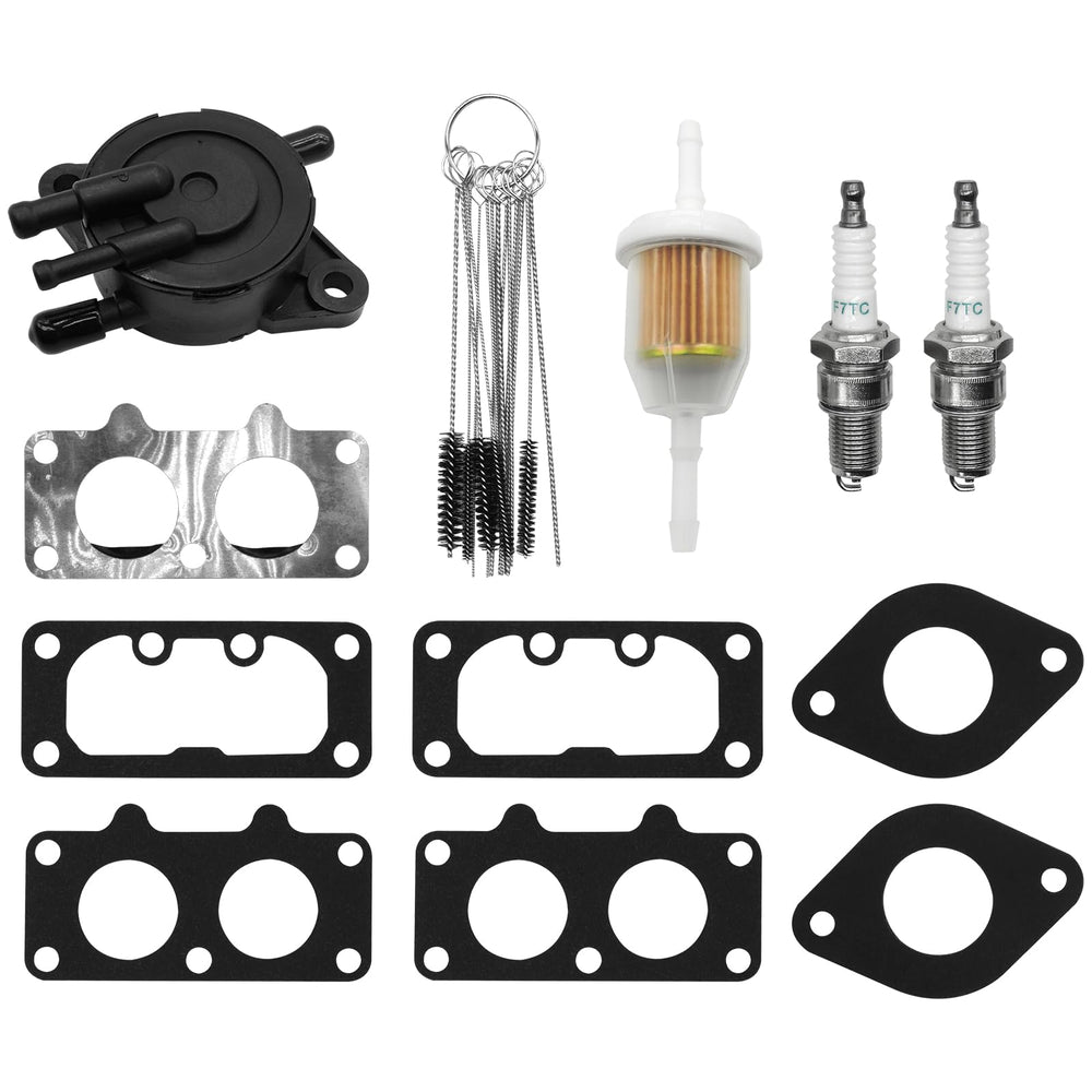 OEKITS carburetor mounted on engine demonstrating direct-fit replacement benefit