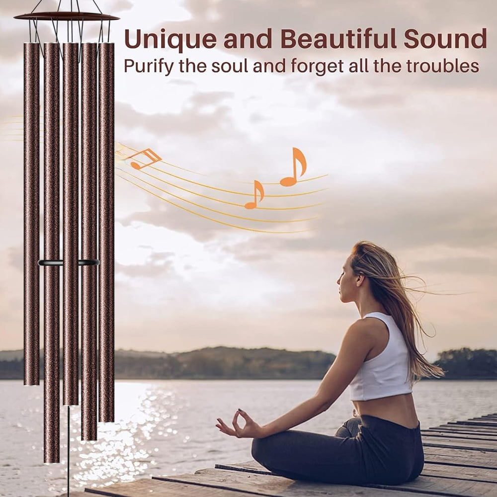 OEMUXU packaged wind chime with foam padding for safe delivery and gifting
