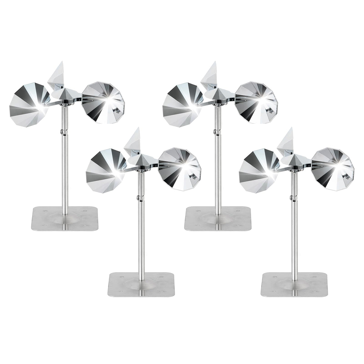 OFFO front view pack of 4 reflectors showing full product set and coverage