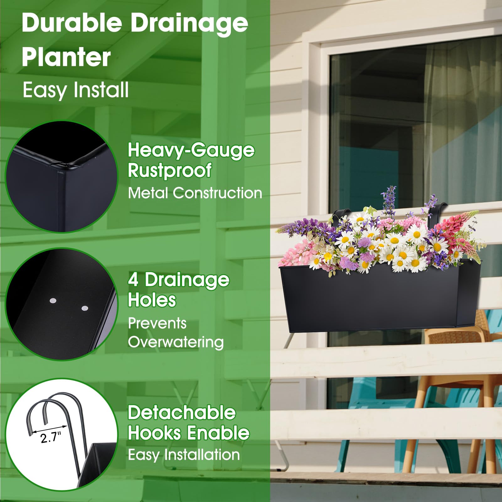 OGIMA bottom drainage holes detail improving root aeration and water flow