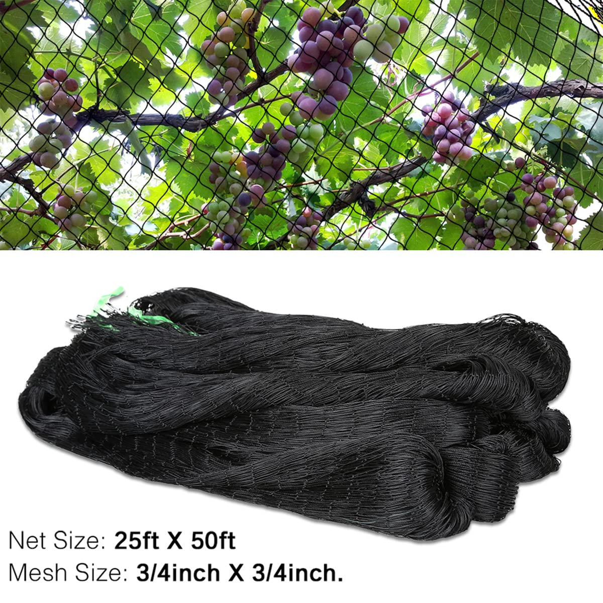 OGORI close-up of 3/4 inch nylon mesh highlighting durable weave and tear resistance
