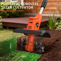 OGORI close-up of steel tines displaying durable blades that penetrate compacted soil