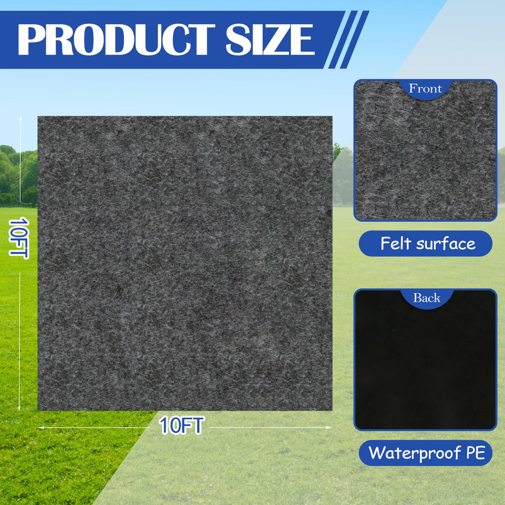 Ogrmar waterproof PE backing detail blocking ground moisture effectively
