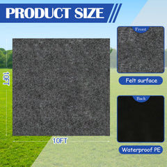 Ogrmar waterproof PE backing detail blocking ground moisture effectively
