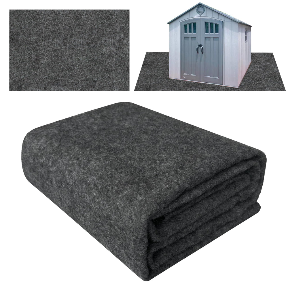 Ogrmar front view of 10x10 mat showing full coverage and durable protection