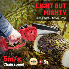 Ohenjoy guide chain close-up showing sharpened teeth for faster, smoother cuts