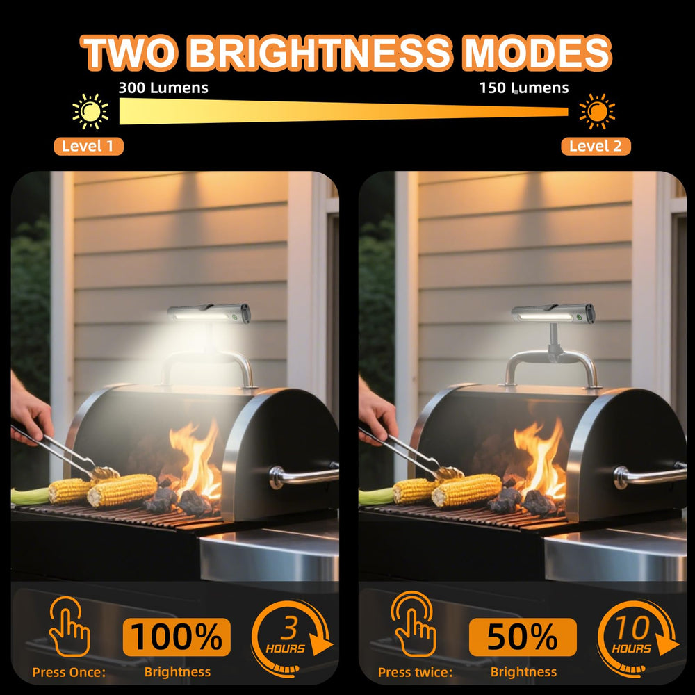 OHIFAST in use during nighttime grilling highlighting improved food visibility and safety